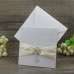 Flocked Invitation Card Wedding Card with Paper Box Greeting Card Customized 